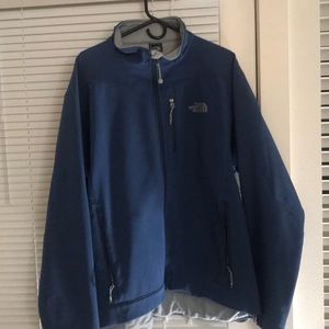Blue Softshell Northface Jacket